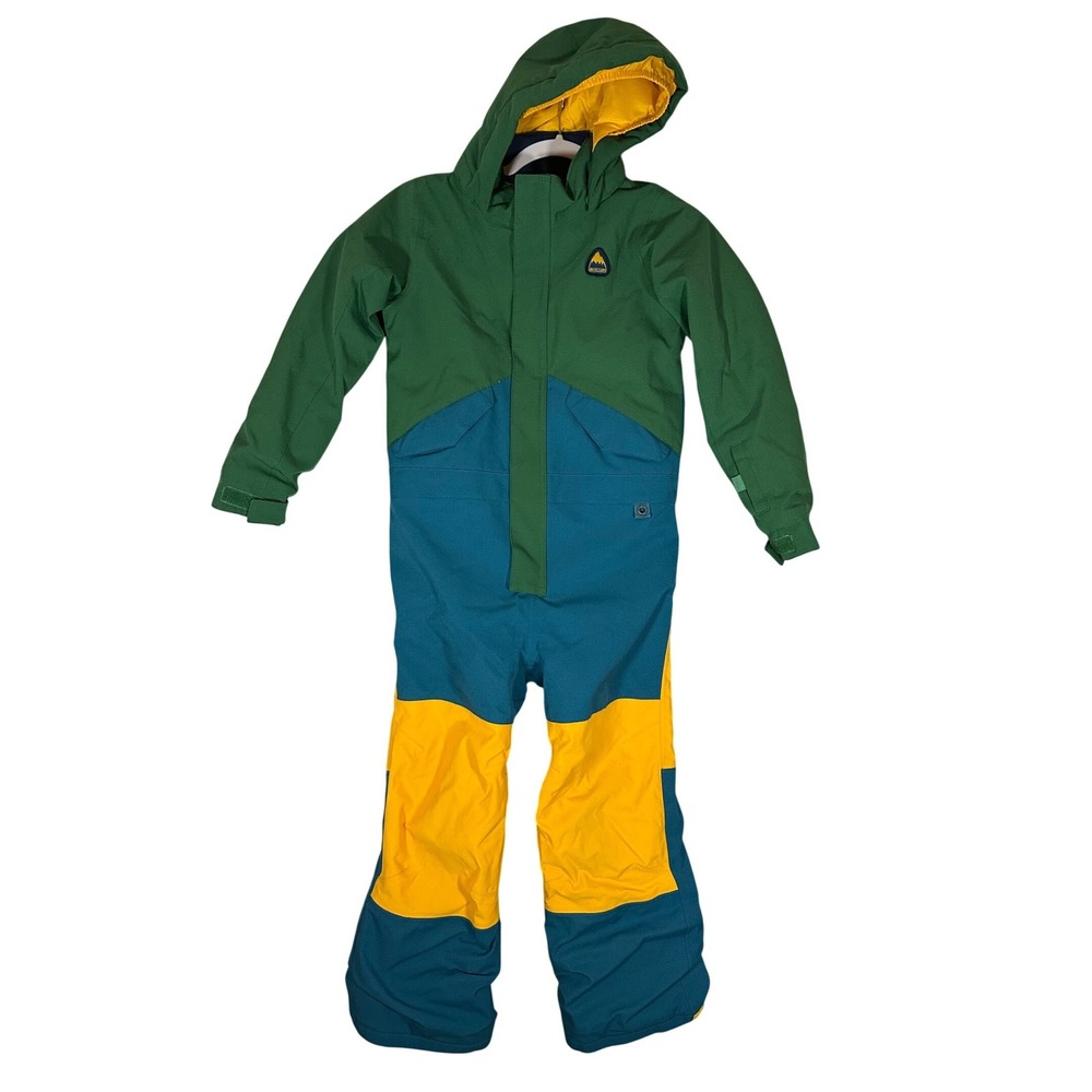 Burton Kids 2L Snow Suit Youth Sz XS 6/7 One Piece Insulated Snowboard Ski Hood